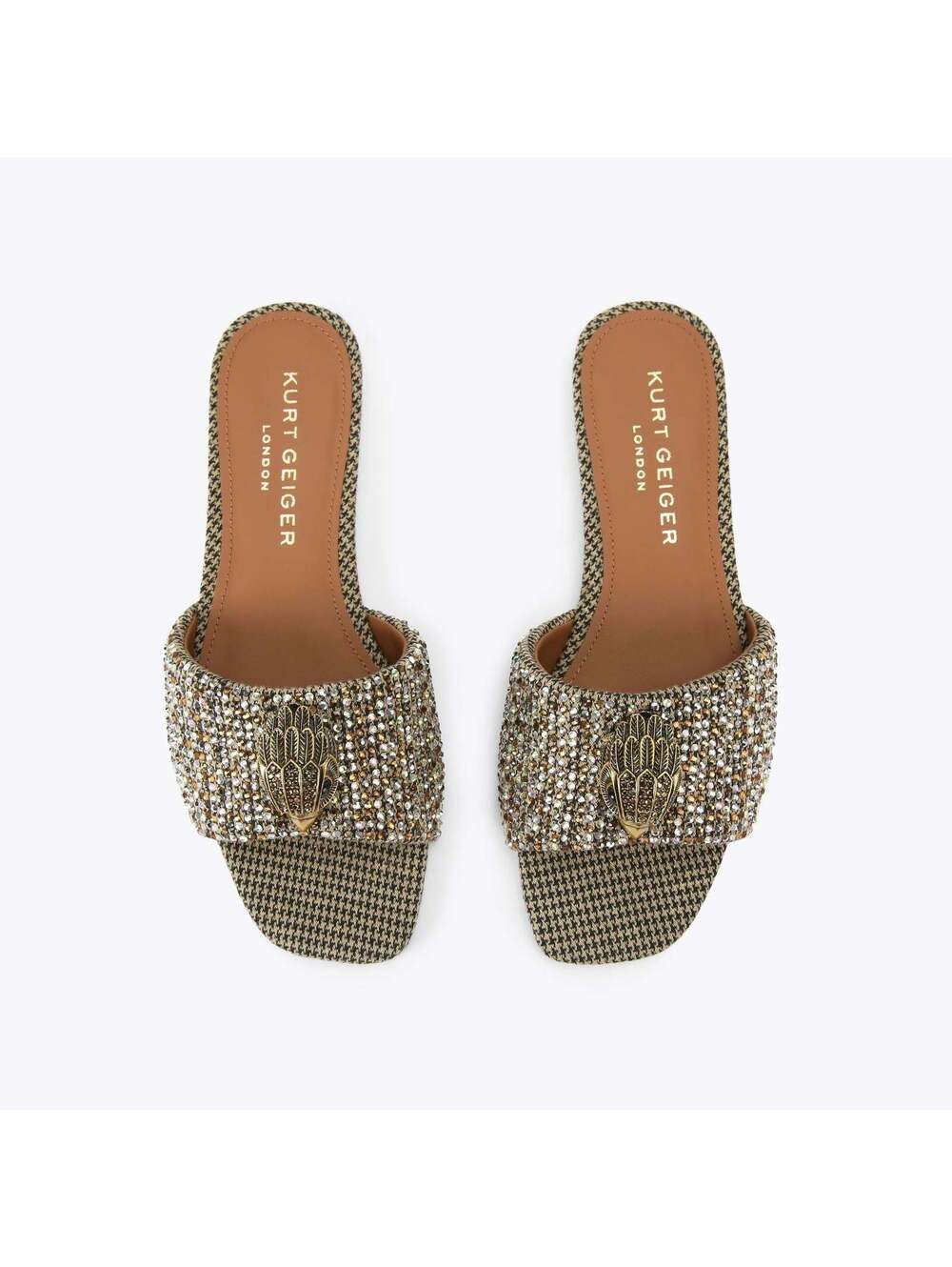 Kurt Geiger Kensington Flat Beige Combination EU39/ US8